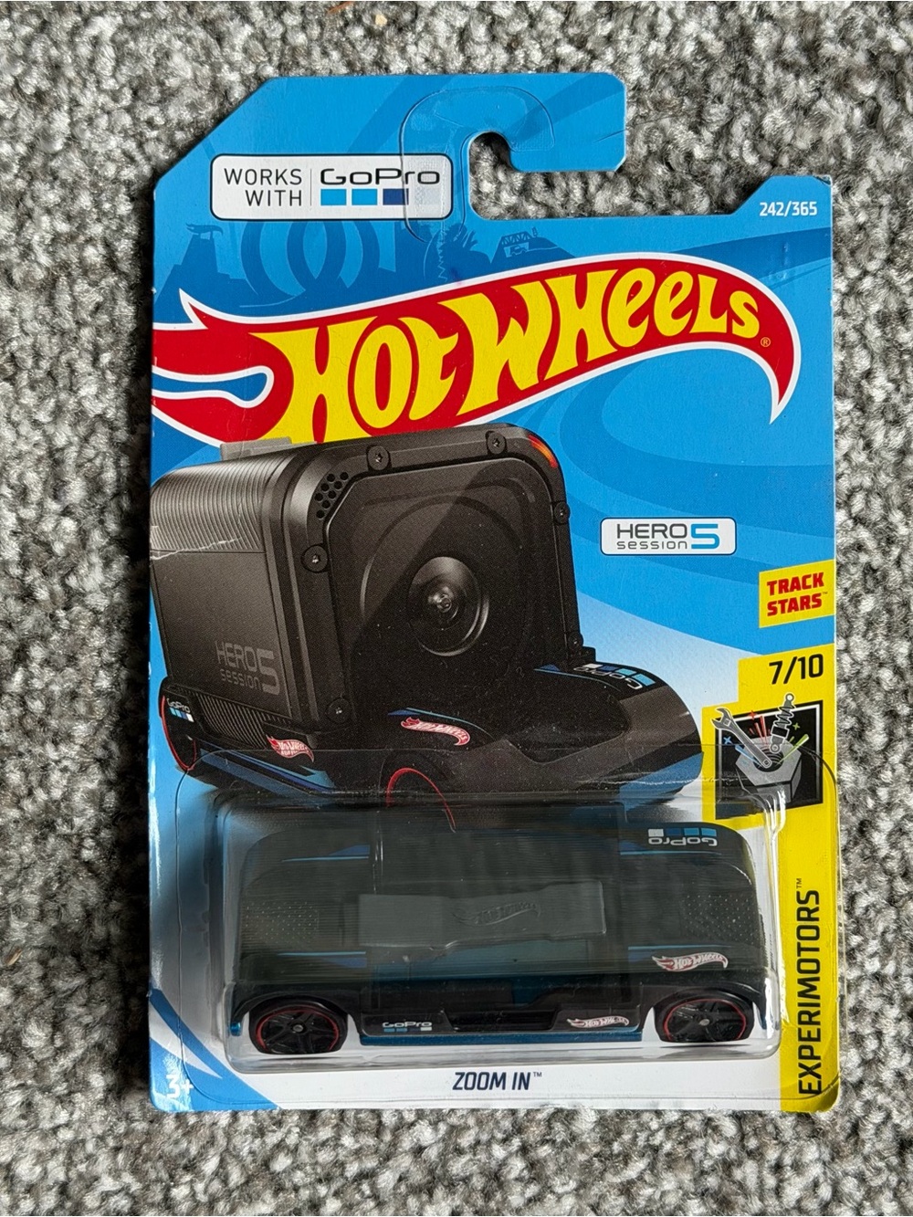 Hot Wheels Zoom In Experimotors works with GoPro NEW